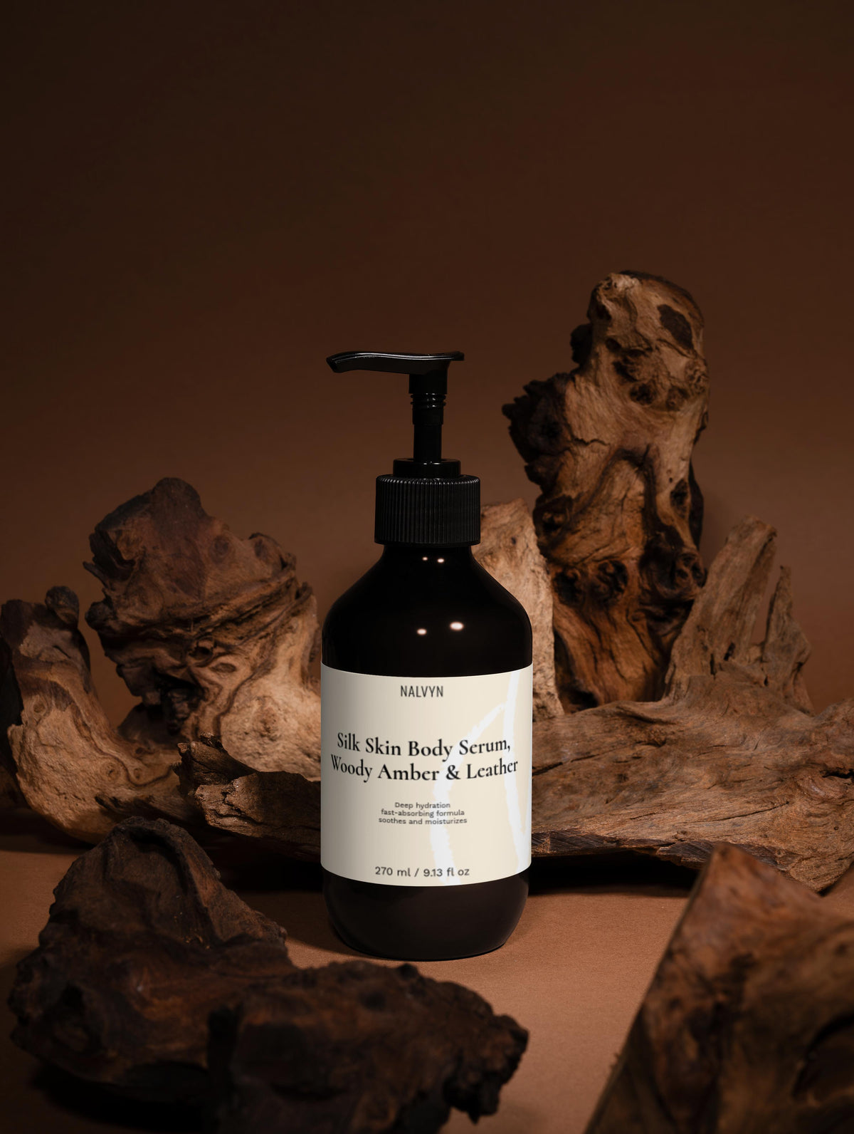 Silk Skin Body Serum, Woody Amber & Leather